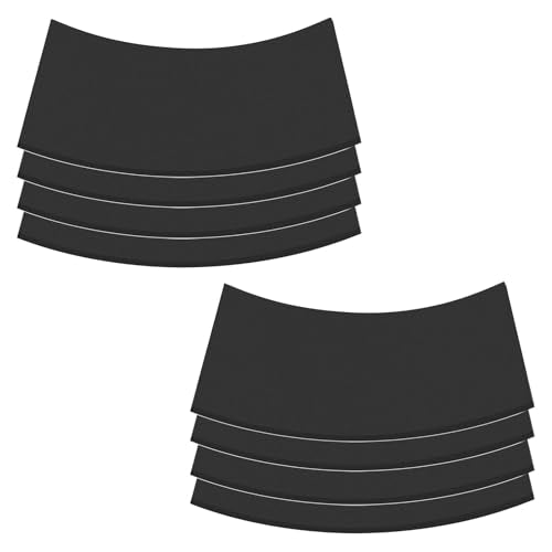 8Pcs Black EVA Foam Pad 6in x 6in x 1/8in High Density Closed Cell Foam Sheet, Soundproofing & Flame Heat Resistant & Without Leaving Residue for Appliances Crafts Outdoor Furniture DIY Electronics - size: 6in x 6in x 1/8in
