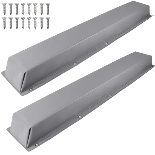 ORLANG 36"/48"/59"/72" Dock Bumpers,Dock Fenders with Stainless Steel Screws,Boat Dock Bumpers,Dock Post Bumper for Docking Edges, Piling, Vertical Poles, Horizontal Decks or Piers(Multiple Colors) - color: Grey, style: 36 In-2Pack