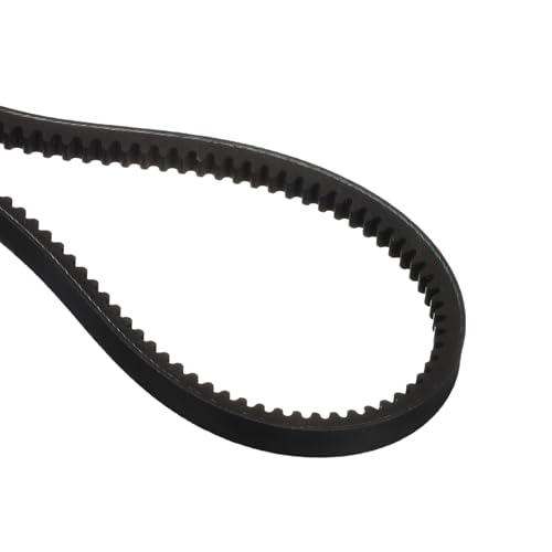 uxcell AX42 EPDM V-Belt, Raw Edge Cogged Industrial Rubber V Belt 1/2" Width x 42" Inside Circumference - size: AX42