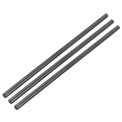 PATIKIL Graphite Rod 3 Pcs Graphite Stirring Rod 300x9mm Cylinder Stick - size: 300x9mm