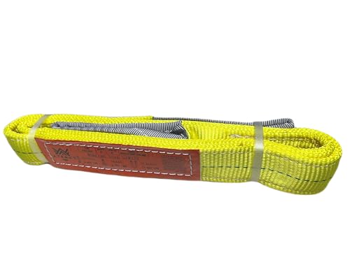 ATERET Twisted Eye Polyester Lift Sling I 1" x 12 feet I Heavy Duty Lifting Web Sling I (1" x 12') - size: 1" x 12'
