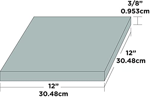 Sorbothane Vibration Damping Sheet Stock (70 Duro, 3/8 x 12 x 12in) - size: 3/8 x 12 x 12in