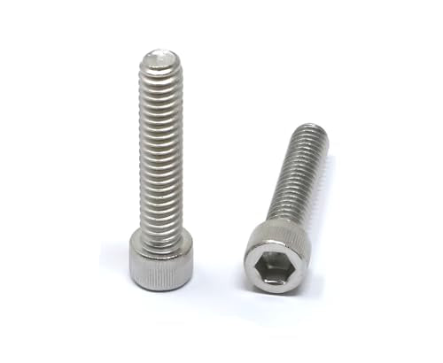 iexcell 25 Pcs 1/4-20 x 1-1/4" Stainless Steel 304 Hex Socket Head Cap Screws Bolts Kit - size: 1/4-20 x 1-1/4" ( Fully Threaded )