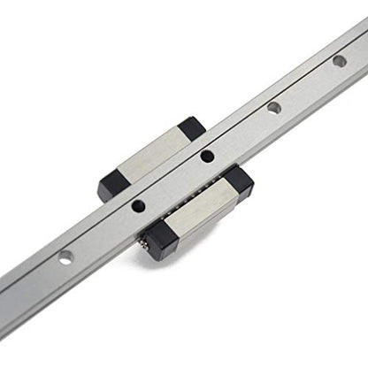 500mm MGN12 Linear Rail Guide with MGN12C Carriage Block for 3D Printer and CNC Machine - size: 500mm, style: Rail + MGN12C(Black)