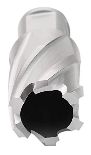 Accusize HSS Annular Cutter 1 x 1 in Cutting Depth, 3/4" Weldon Shank - size: Dia of Cut: 1 in., 3/4 in. Weldon Shank