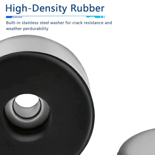 192310GS Anti Vibration Rubber Feet, 8 Pack Anti Vibration Heavy Duty Rubber Foot for Air Compressors, Generators Pressure Washers Isolation Pads Compatible with 094-0026 E106661 D091007, with Screw