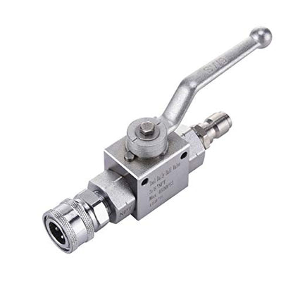 Tool Daily High Pressure Washer Ball Valve Kit, 3/8 Inch Quick Connect