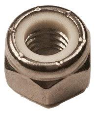 8-32 Nylon Insert Lock Nut Stainless Steel 18-8 Stainless Steel (304) Pack of 100