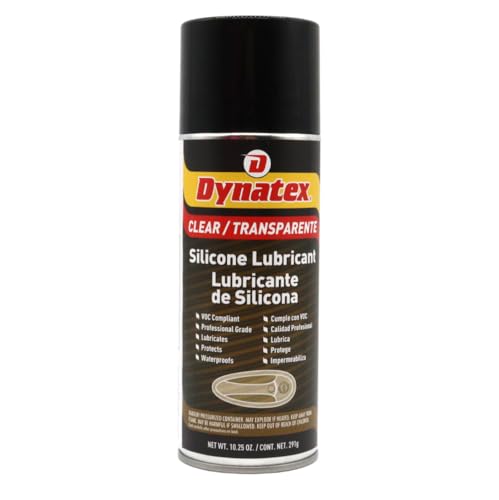 Dynatex Silicone Spray Lubricant 10.25 oz Aerosol Can (1 Pack)