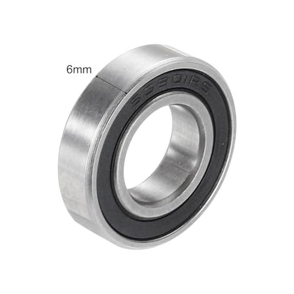 uxcell 2Pcs S6901-2RS Deep Groove Ball Bearings 12mm x 24mm x 6mm Double Sealed 440C Stainless Steel (ABEC3) - size: 12mm x 24mm x 6mm