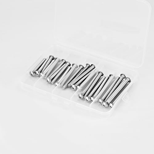 M5 x 40mm 45mm 50mm 55mm 60mm Button Head Socket Cap Screws Bolts 304 Stainless Steel Metric Machine Allen Hex Drive, Fully Threaded, Assortment Kit 30PCS - size: M5 x 40/45/50/55/60mm (30PCS)