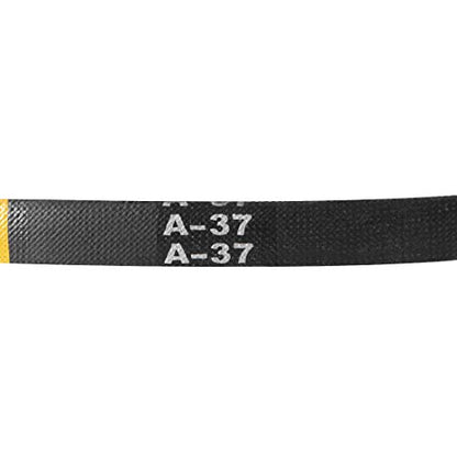 uxcell A37 Drive V-Belts 37" Pitch Length 13mm Width 8mm Thick JIS Standard A-Section Rubber Drive Transmission Belt 2pcs - size: 37"