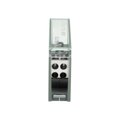 uxcell 1 in 4 Out DIN Rail Terminal Blocks 690V Connectors Distribution Block - size: 4 Outlets