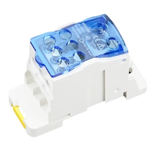 BORDSTRACT 690V 160A DIN Rail Distribution Box,Blue - color: Blue, size: 160A
