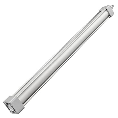 Heschen Tie-Rod Pneumatic Air Cylinder, SC 32-600, 32mm Bore, 600mm Stroke, PT 1/8 Port, Double Acting, Adjustable Cushion, Self-Lubricating Actuator for Industrial & Woodworking - size: 600mm Stroke