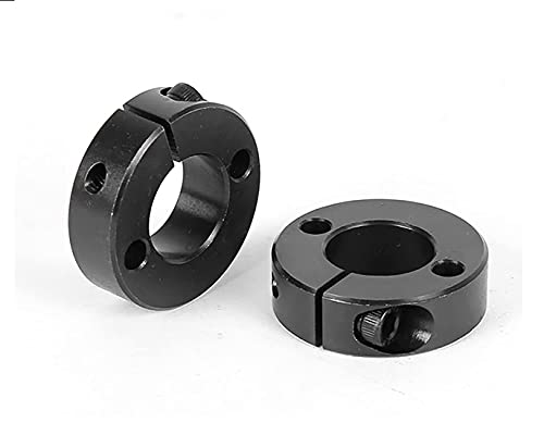 Anti-Collision Block Stopper, Positioning Block, Anti-Dropping for Linear Motion Rod Shaft Guide 35mm, Fixed Slider Bearing Block Ring, Black, 2Pcs - size: For D35mm linear Rod, style: Black