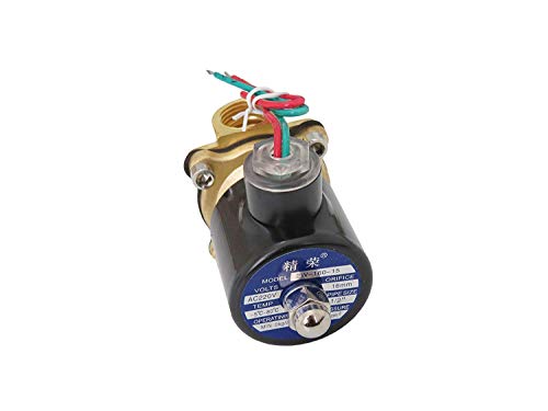 1/2 inch 220V-240V AC VAC Brass Electric Solenoid Valve NPT Gas Water Air NC N/C