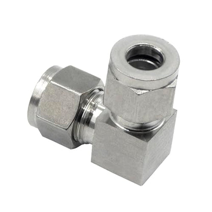 Stainless Steel Compression 90 Degree Elbow 12mm OD x 12mm OD 2pcs - size: 12mmx12mm OD