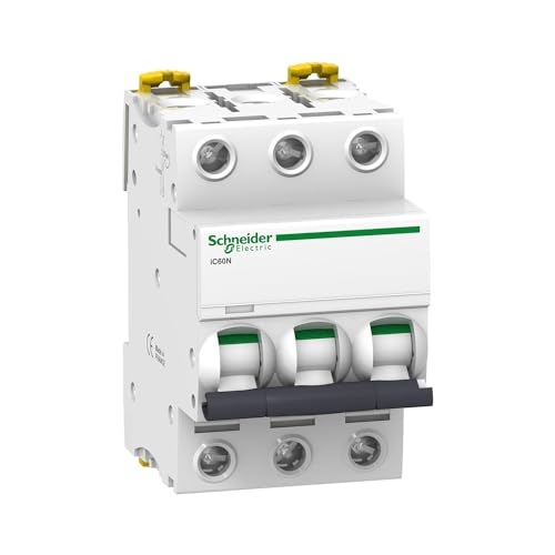 Schneider A9F74325 Miniature Circuit Breaker - iC60N - 3 Poles - 25 A - C Curve