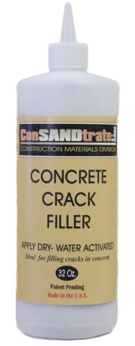 Stained Concrete Crack Filler -Mocha Brown - 3 lb. (Single 32 oz. Bottle)