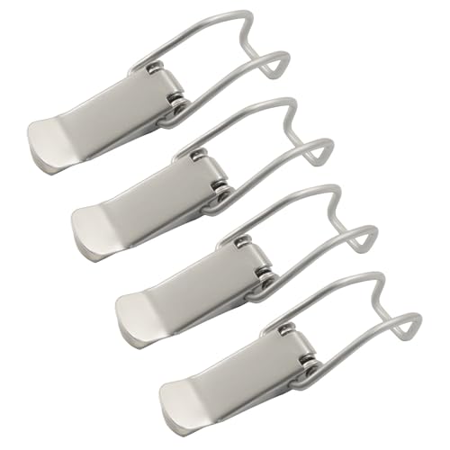4 Pcs 71mm/2.79 inch Spring Loaded Toggle Hasp Latch - size: 2.79 inch / 71 mm