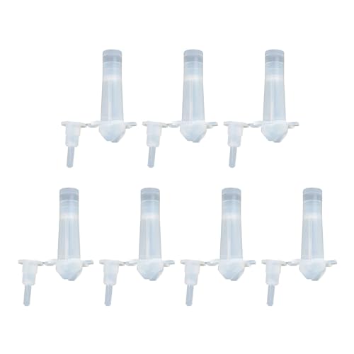 Corner Ports for Liquid Concrete Repair with Attached Caps – Compatible with Various Epoxy Injection Systems - Pack of 7