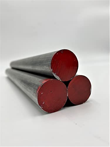 Metal Made Easy 1018 Steel Cold Rolled Round Bar 3/4" Dia. x 12" (Pack of 3!) for Fabrication Welding, Forging, Drilling, Machining, Cold Drawing and Heat Treating.