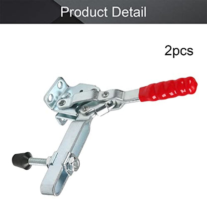Utoolmart Hand Tool Vertical Toggle Clamp GH-12132 Quick Release Clamp 227kg Holding Capacity Adjustable Toggle Clamp 2 Pcs - size: GH-12132 2pcs