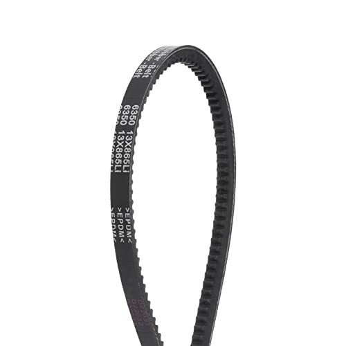 HARFINGTON 2pcs 13x865 Cogged V-Belts AX Section Drive Raw Edge Belt 865mm Inner Girth 13mm Width 8mm Thickness EPDM for Power Transmission - size: 865mm