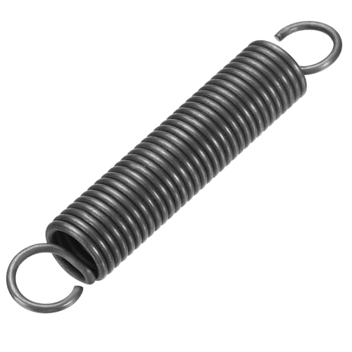 PATIKIL Extension Spring, 1pcs Wire Diameter 0.1", OD 0.8", Free Length 4.7" Spring Steel Dual Hook Tension Springs for Lawn Tractor Home Repairs DIY, Grey - size: 2.5*20*120mm