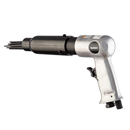 Sunex SX246 Pistol Grip Needle Scaler and Ingersoll Rand 114GQC Air Hammer - 3 PC Chisel Set