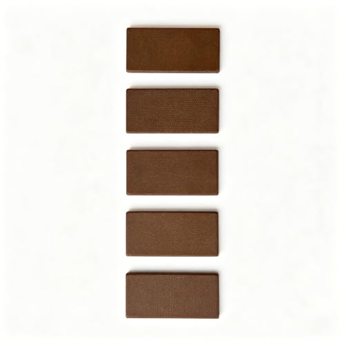 Replacement Vanes for 5-Inch Air Orbital Sanders, Pneumatic Dual Action Sander Rotor Blades, High-Stability Composite Blades for Random Orbit Sanding Tools (Light Brown) - color: Light Brown