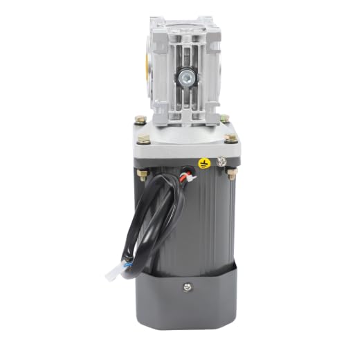 Electric Gear Motor 120W 60HZ 90-1650r/min/50Hz 90-1350r/min 80K Worm Gear Reducer Gearbox High Torque with Adjustable Speed Reversing Function&Self-Locking Function - size: 120W
