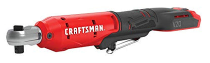 CRAFTSMAN V20 Cordless Ratchet Wrench, 3/8 inch Drive, 300 RPM, up to 35 ft-lbs of Torque, Bare Tool Only (CMCF930B) - style: V20 3/8 Inch Drive Ratchet