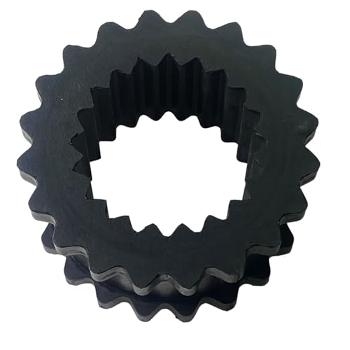9JE Coupling Sleeve Rubber Elastomer 9J for S-Flex Series, Solid Design, 6" OD, 3" Elastomer Length,1800 in-lbs Nominal Torque