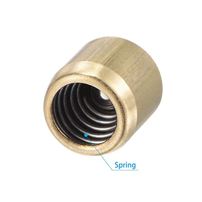 uxcell Brass Push Button Grease Oil Cup 8x8mm Ball Oiler for Lubrication System 10Pcs - size: 8x8mm
