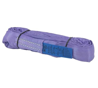 Mytee Products Endless Round Sling 4' Purple 2600# Vertical, 2100# Choker, 5200# Basket Crane Rigging Hoist Wrecker Recovery - color: Purple - Vertical Capacity: 2,600 lbs., size: 4 Feet, style: 1 - Pack