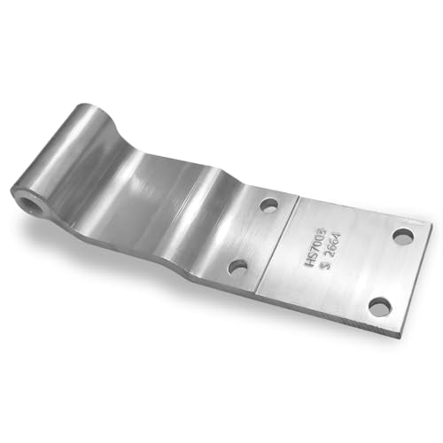 HS7003 S2664 Commercial Vehicle Four-Hole Door Hinge - 8.74x2.67x2.12in, Φ0.59, Heavy-Duty Steel, for Trucks & Buses - Durable & Precision-Made - size: HS70 3-hole