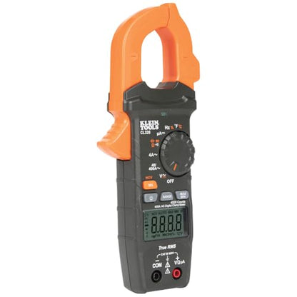 Klein Tools CL320 Digital Clamp Meter, HVAC AC Auto-ranging 400A - size: 1-Tool Clamp Meter