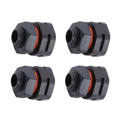 4Pcs Dustproof Waterproof IP68 Breather Screw Air Vent – M12x1.5 Pressure Reducing Valve, Lighting Breather Plug for Moisture and Pressure Control, Venting Screw for Outdoor Electrical Enclosures
