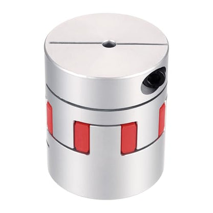 MECCANIXITY Aluminum Shaft Coupling Shaft Coupler 6mm to 19mm Flexible Spider Coupling L50mm x D40mm Coupler Jaw Spider Shaft Joint Connector for 3D Printers DIY CNC Router Milling Machine - size: 6mm to 19mm