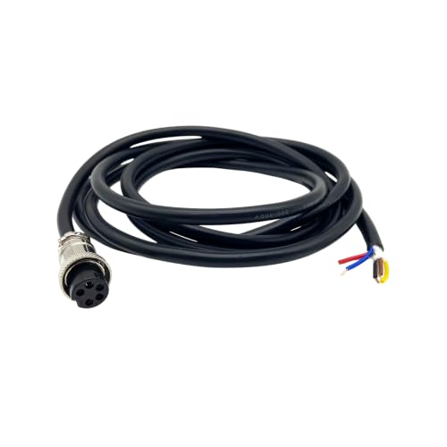 GX16 5 Pin Aviation Connector Cable Female Plug with Wire 2m - color: 5 pin, size: 2 m