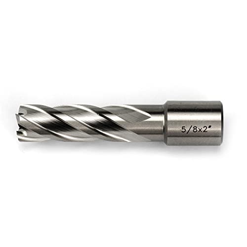 OSCARBIDE 5/8" x 2" HSS Annular Cutter 3/4" Weldon Shank Mag Drill Bit