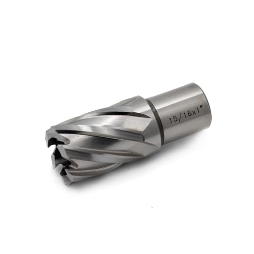 OSCARBIDE 15/16" x 1" HSS Annular Cutter 3/4" Weldon Shank Mag Drill Bit