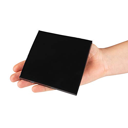 Sorbothane Vibration Isolation Square Pad, 4"x4", 2 Pack (30 Duro, 0.25" Thick) - size: 0.25" Thick