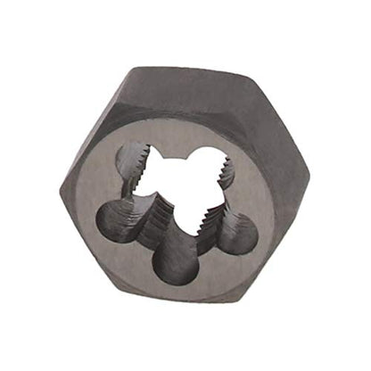 Utoolmart Hex Rethreading Die, M11 x 1.25 Pitch, Carbon Steel Thread Die, Hex Rethreading Die Machine Thread Die, Hexagon Taper Pipe Die, 1 Pcs - size: M11×1.25 Fine Teeth