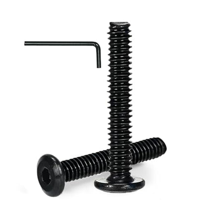 50 Pcs 1/4-20 x 1-1/2 Flat Head Socket Cap Screws Countersunk Bolts,304 Stainless Steel 18-8,Allen Socket Drive,Black,Fully Machine Thread (1/4-20 x 1-1/2 50pcs) - size: 1/4-20 x 1-1/2 50pcs
