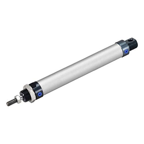 uxcell Pneumatic Air Cylinder MAL16 X 125,16mm Bore 125mm Stoke M6,Single Rod Double Action - size: 16 x 125mm