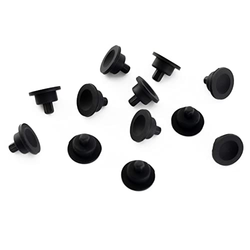 Allstare 815689 Grate Rubber Feet for Wolf CT Gas Cooktop, GR Series Gas Range Burner Grate Pad Range Parts Wolf Gas Cooktop Burner Grate Feet Bumpers Also Fit Other Brand Stove 12 Pack
