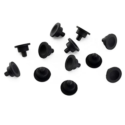 Allstare 815689 Grate Rubber Feet for Wolf CT Gas Cooktop, GR Series Gas Range Burner Grate Pad Range Parts Wolf Gas Cooktop Burner Grate Feet Bumpers Also Fit Other Brand Stove 12 Pack